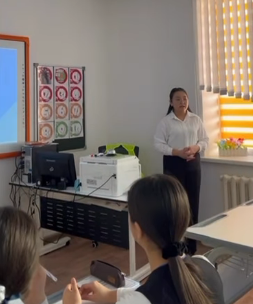 “Сыбайлас жемқорлыққа қарсы күрес- әділ қоғамның негізі” атты тақырыпта тәрбие сағатын өткізді