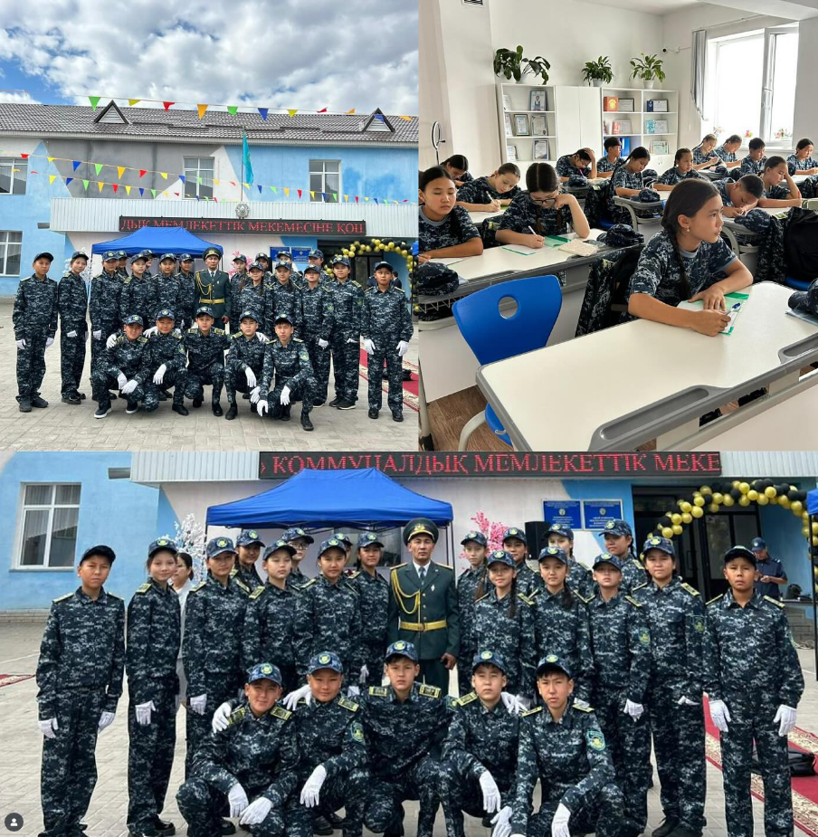 Жаңа оқу жылынан бастап мектебімізде “ЖАС САҚШЫ” кадет сыныбы ашылды