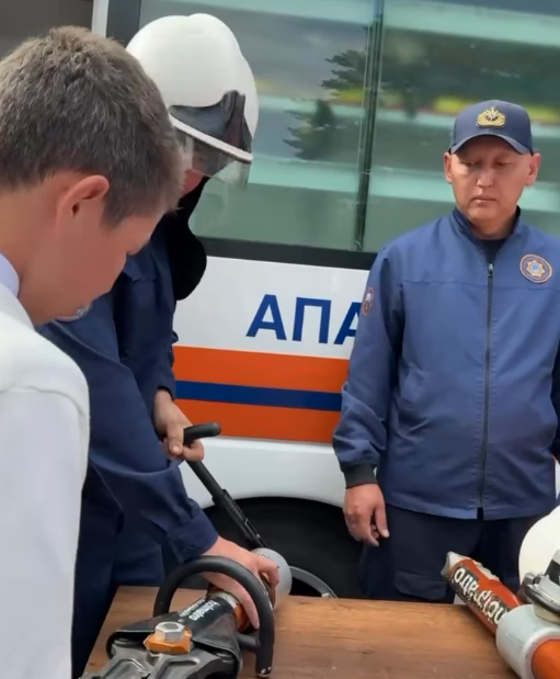 🚒 *№12 өрт сөндіру бөліміндегі ашық есік күні*