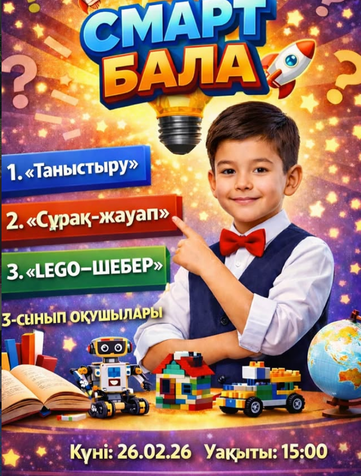 «СМАРТ БАЛА» интеллектуалды жарысы